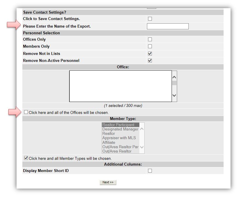 Roster Export Instructions - Santa Barbara Association of REALTORS®