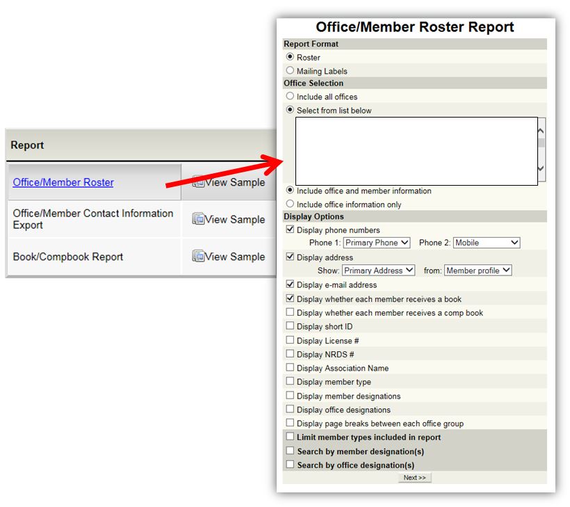 Roster Export Instructions - Santa Barbara Association of REALTORS®